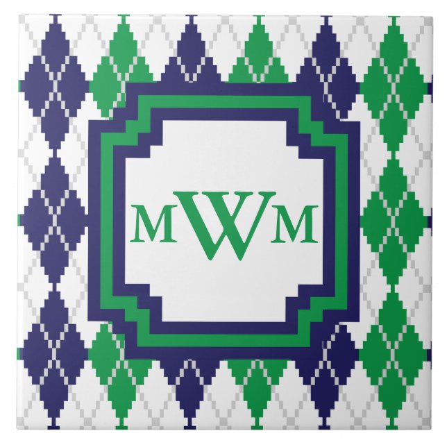 Azulejo En la Milla Verde de Argel (Frente)