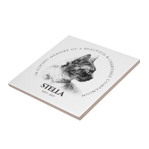 Azulejo En Memoria de una Mascota Querida Memorial