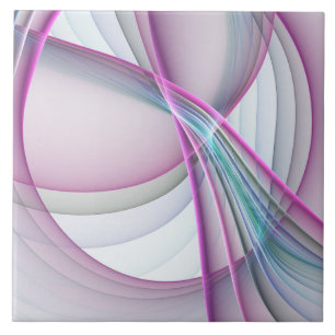 Azulejo En Movimiento, Moderno Arte Fractal Abstracto Colo