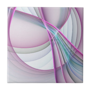 Azulejo En Movimiento, Moderno Arte Fractal Abstracto y Co
