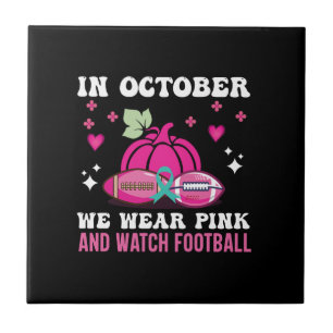 Azulejo en octubre usamos conciencia sobre el cáncer de ma