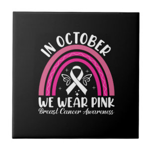 Azulejo En octubre usamos rosa