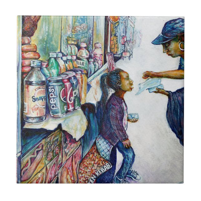 Azulejo En última instancia genera esperanza (Frente)