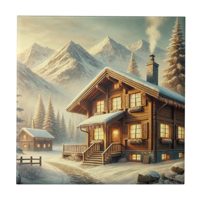 Azulejo Encanto alpino (Frente)