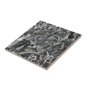 Azulejo Encantos cardíacos