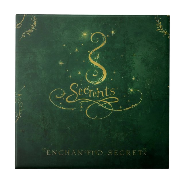Azulejo Enchanted Secrets – Golden Sigil (Frente)