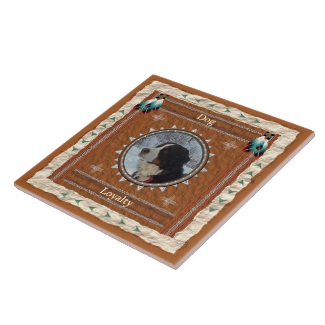 Azulejo Energía de Lealtad del Perro  (Lado)