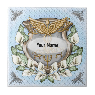 Azulejo Enfermera de Spath Lily Shield