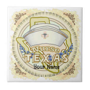 Azulejo Enfermera de Texas