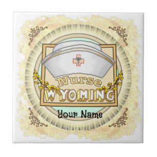 Azulejo Enfermera de Wyoming