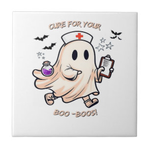 Azulejo Enfermera fantasma con poción mágica cura para tu