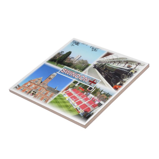 Azulejo ENG014 SWINDON, Inglaterra, Europa, (Lado)