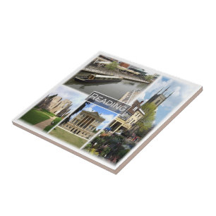 Azulejo ENG052 LECTURA, Europa, Inglaterra,
