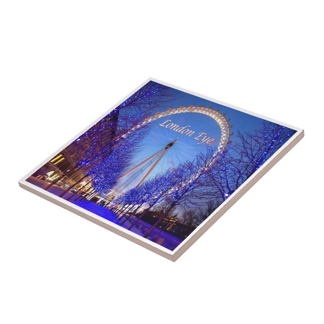 Azulejo ENG078 EYE LONDRES, Inglaterra, Europa, (Lado)