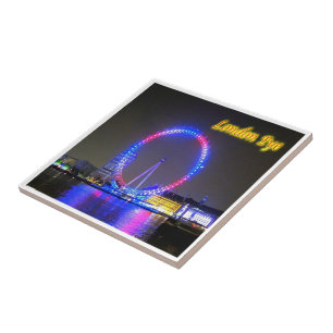 Azulejo ENG081 LONDRES EYE, Inglaterra, Europa,