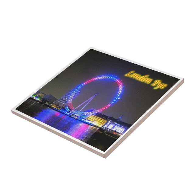 Azulejo ENG081 LONDRES EYE, Inglaterra, Europa, (Lado)