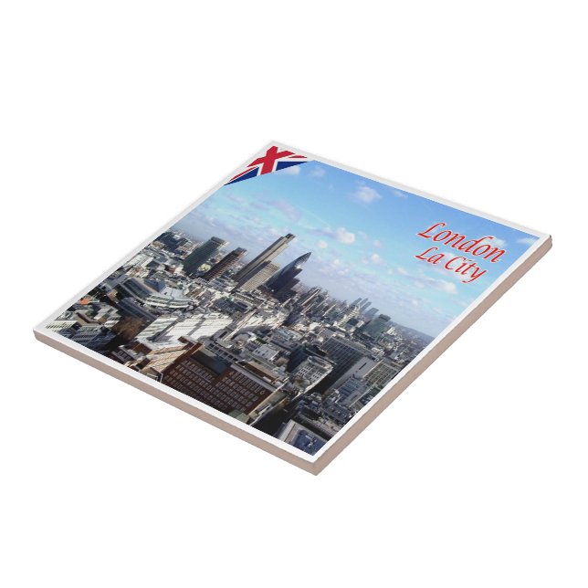 Azulejo ENG089 CIUDAD DE LONDRES, Inglaterra, Europa, (Lado)