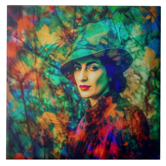 Azulejo Enigma en otoño (Frente)