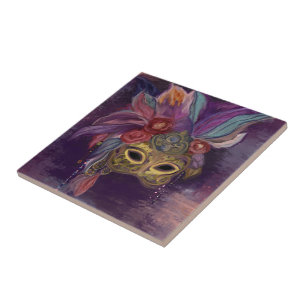 AZULEJO ENMASCARADA VENECIA ARTE     