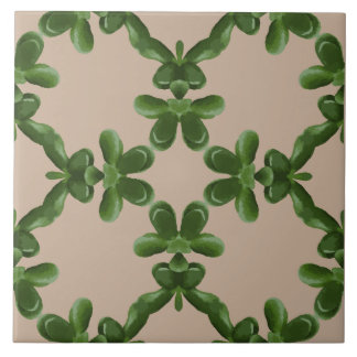 Azulejo Enrejado de Jade en Beige