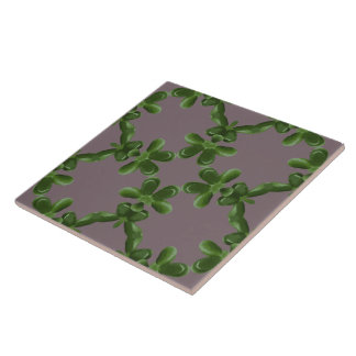 Azulejo Enrejado de Jade en Lila Polvoriento