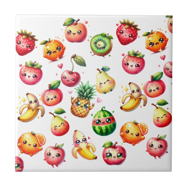 Azulejo Ensalada de Frutas (Frente)