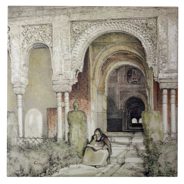 Azulejo Entrada al Pasillo de las dos hermanas (Sala de l (Frente)