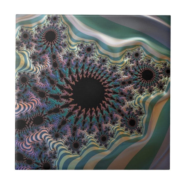 Azulejo Entre el mosaico cerámico de pliegues (Frente)