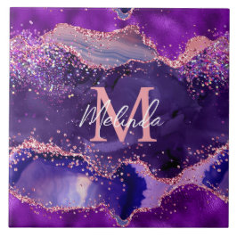 Azulejo Envejecimiento de las secuencias de Purpurinas mor