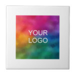 Azulejo Envíe aquí el logotipo de su propia empresa<br><div class="desc">Personalizado Elegant Template Sube El Logotipo De Su Propia Compañía De Negocios Cuadrados Los Baldosas Cerámicas.</div>