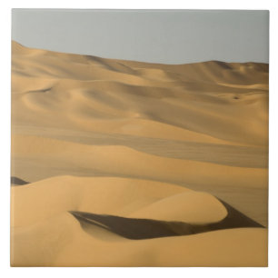 Azulejo Erg Awbari, desierto del Sahara, Fezzan, Libia.
