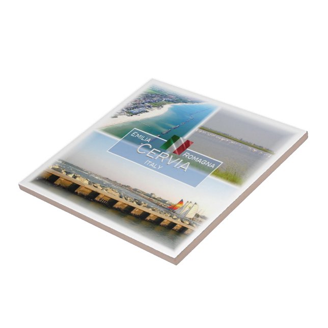 Azulejo ERM028 CERVIA, Sea View, Italia, (Lado)