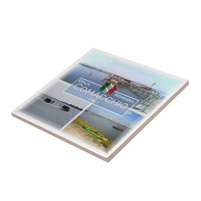 Azulejo ERM030 COMACCHIO, Emilia Romagna, Italia, (Lado)