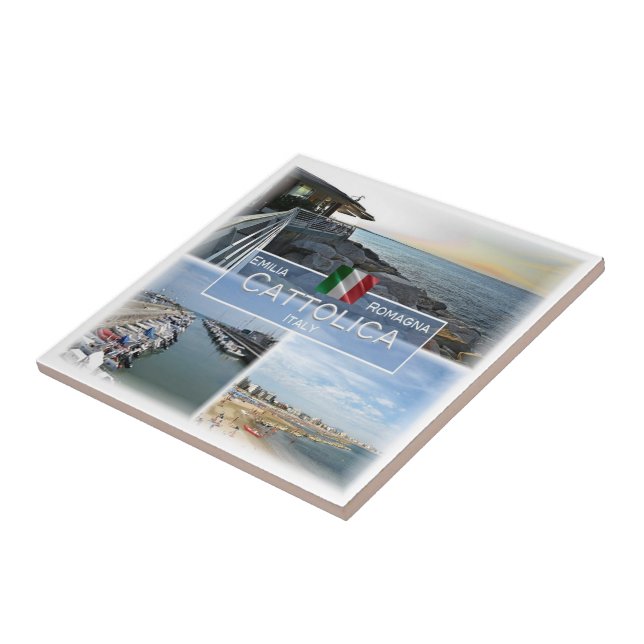 Azulejo ERM034 CATTOLICA, Emilia Romagna, Italia, (Lado)