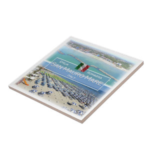 Azulejo ERM042 SAN MAURO MARE, Italia,