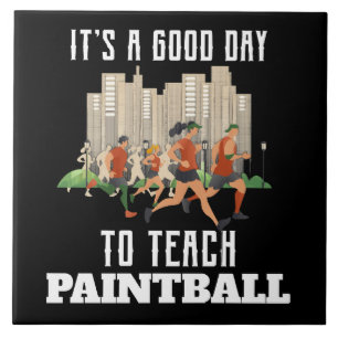 Azulejo Es Un Buen Día Para Enseñar Paintball