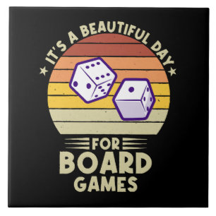 Azulejo Es Un Día Hermoso Para Juegos De Mesa divertido ju