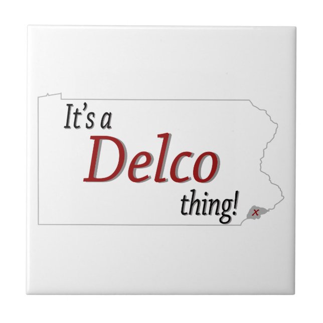 Azulejo Es una cosa de Delco (R) (Frente)