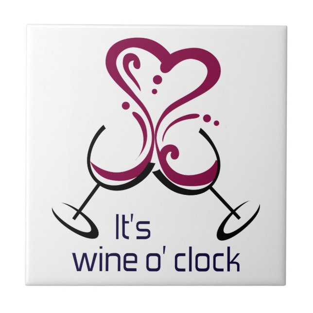 Azulejo Es Wine O Clock (Frente)