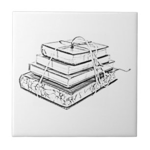 Azulejo Esbozo de libros vinculados