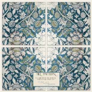 Azulejo Esbozo vintage de la era del artesano William Morr