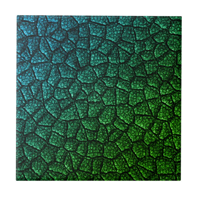Azulejo Escala del Dragón Verde (Frente)