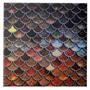 Azulejo Escalas de acuarela de sirena autum - Escalas de M