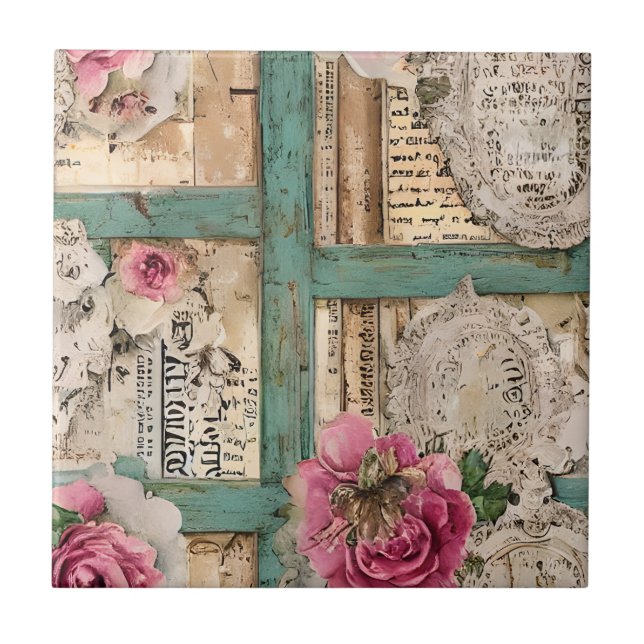 Azulejo Escapada por la mano para un artístico contraataqu (Frente)