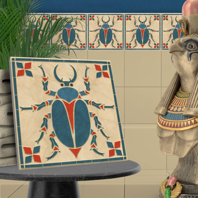 Azulejo Escarabajo egipcio Art Deco Scarab (Subido por el creador)