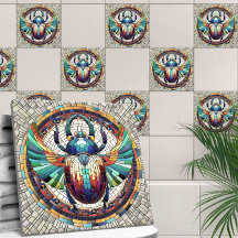 Escarabajo egipcio Scarab - Arte Mosaico