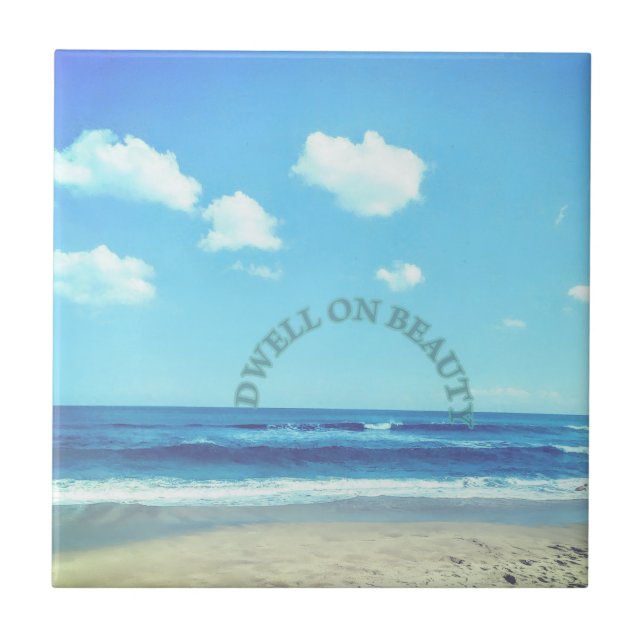 Azulejo Escena de playa Dwell on Beauty (Frente)