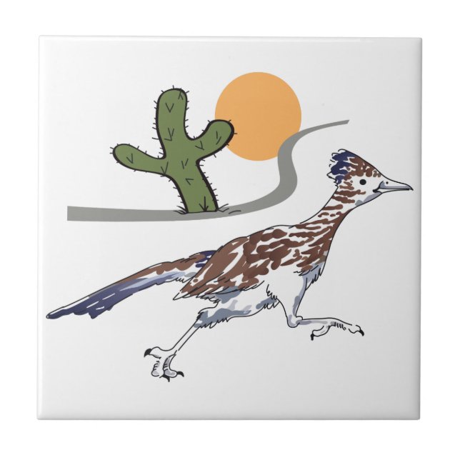 Azulejo Escena de Roadrunner (Frente)