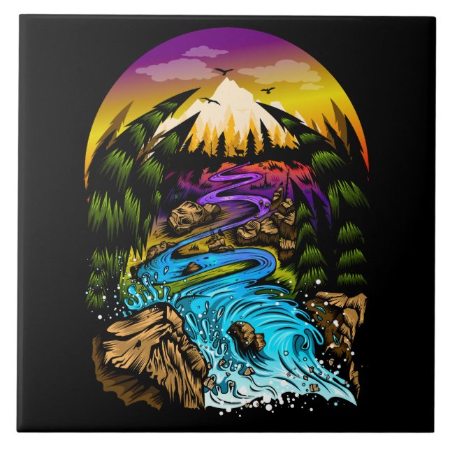 Azulejo Escena exterior (Frente)