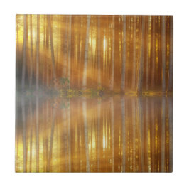 Azulejo Escenario de Bosque Misty